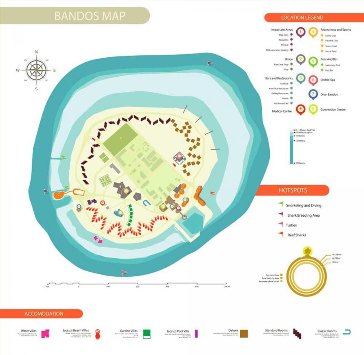 carte de bandos maldives