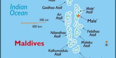 Baa atoll des maldives à la carte