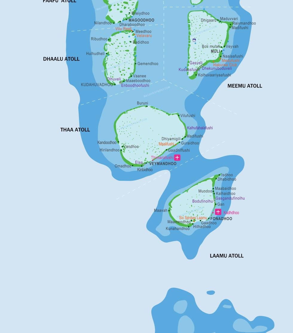 carte de kandooma maldives
