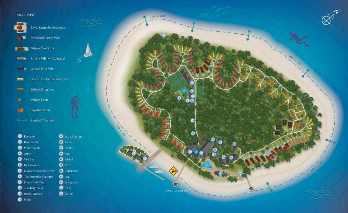 kurumba maldives resort carte