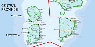 Carte des maldives ferry