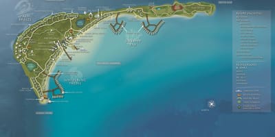 Carte de shangri-la resort maldives